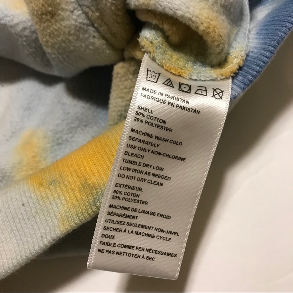 Urban Outfitters Hoodie Sweatshirt Tie Dye Medium - Picture 3 of 8